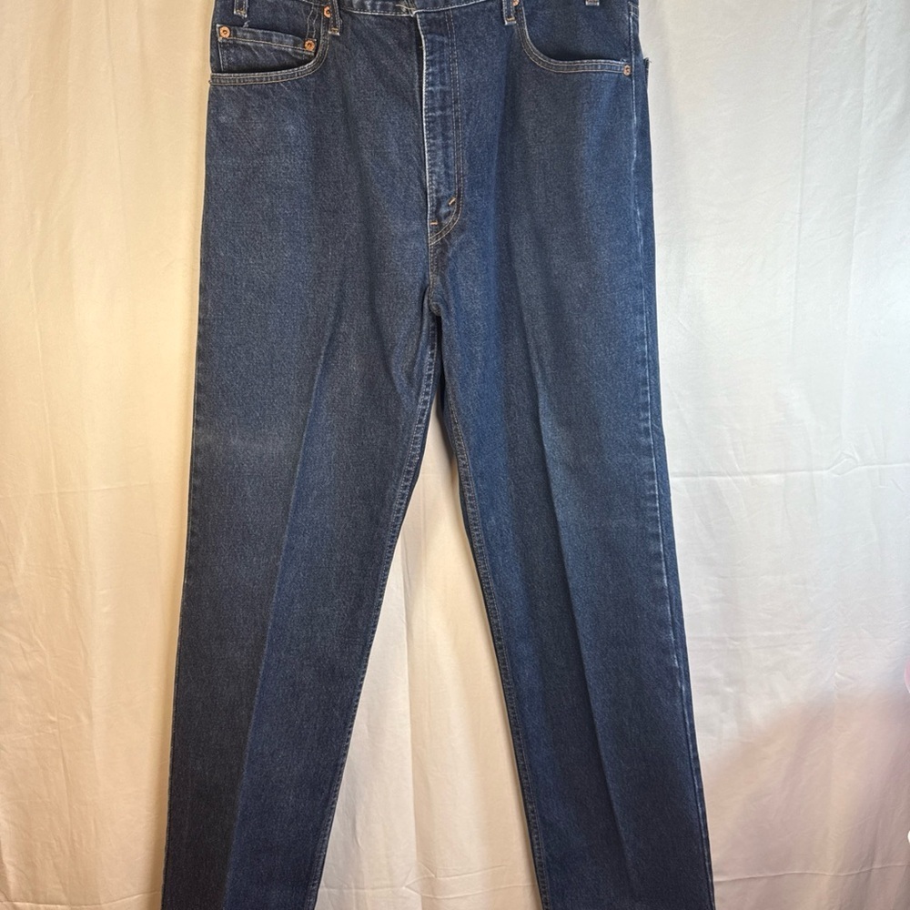 Levi's Men's Straight Blue Jeans 36x 34 Preowned